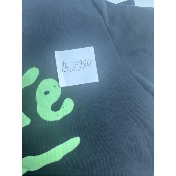 Nike Dri-FIT Studio '72 Men's Pullover Fitness Hoodie Black Green Logo Size S - Picture 11 of 11